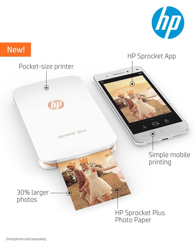 HP Sprocket Plus Smartphone Printer